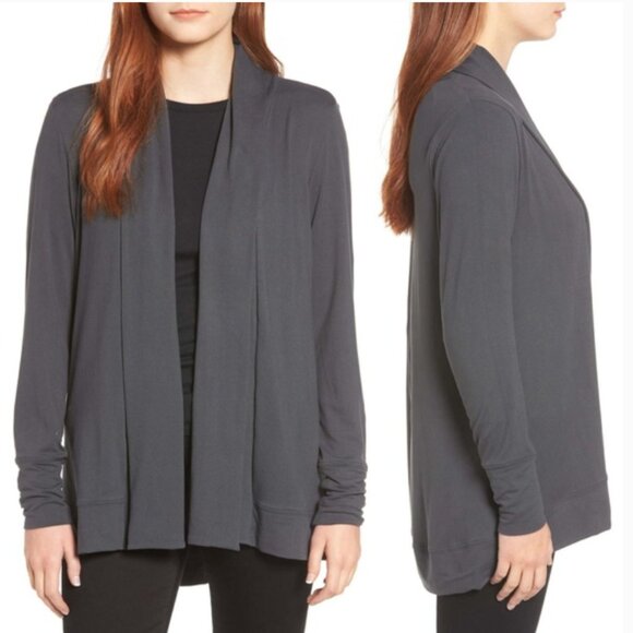 bobeau Charcoal Cardigan - Picture 1 of 6